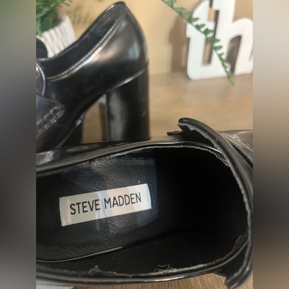 Steve Madden Black Platform Shoes - Picture 15 of 16